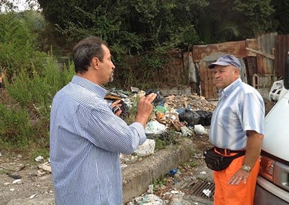 Discariche a cielo aperto in via Paul Harris e via Paradiso di Pastena, aree ripulite