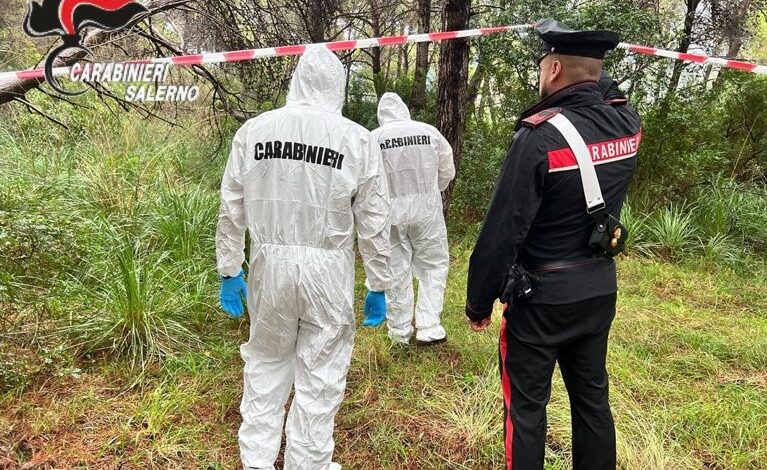 Donna morta nel Cilento, corpo parzialmente bruciato