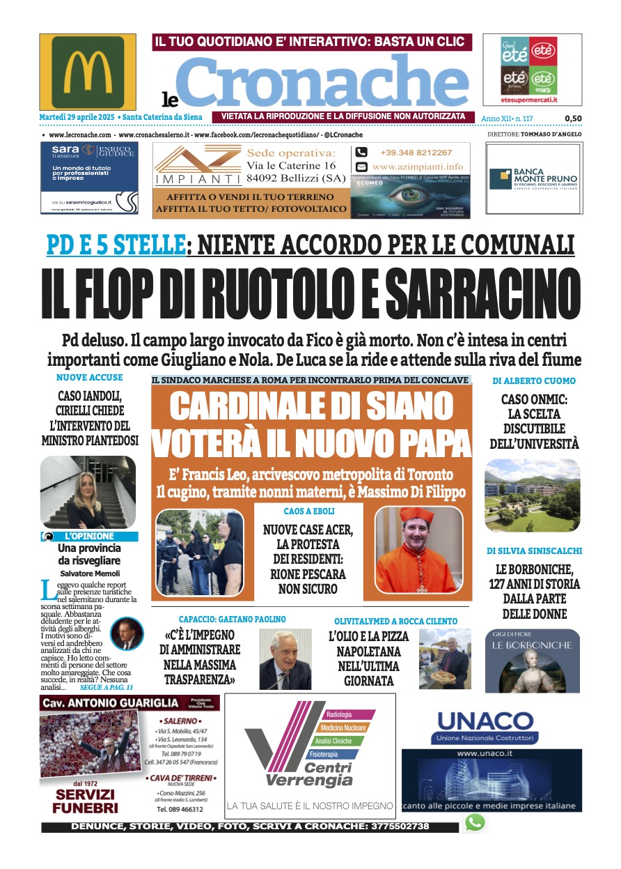 Edizione Digitale Le Cronache 29/04/2025