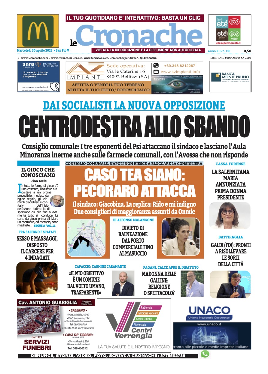 Edizione Digitale Le Cronache 30/04/2025