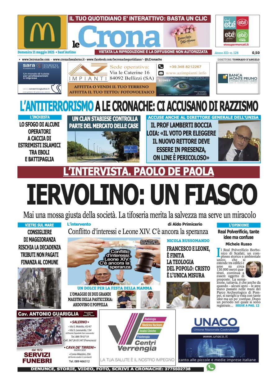 Edizione Digitale Le Cronache 11/05/2025