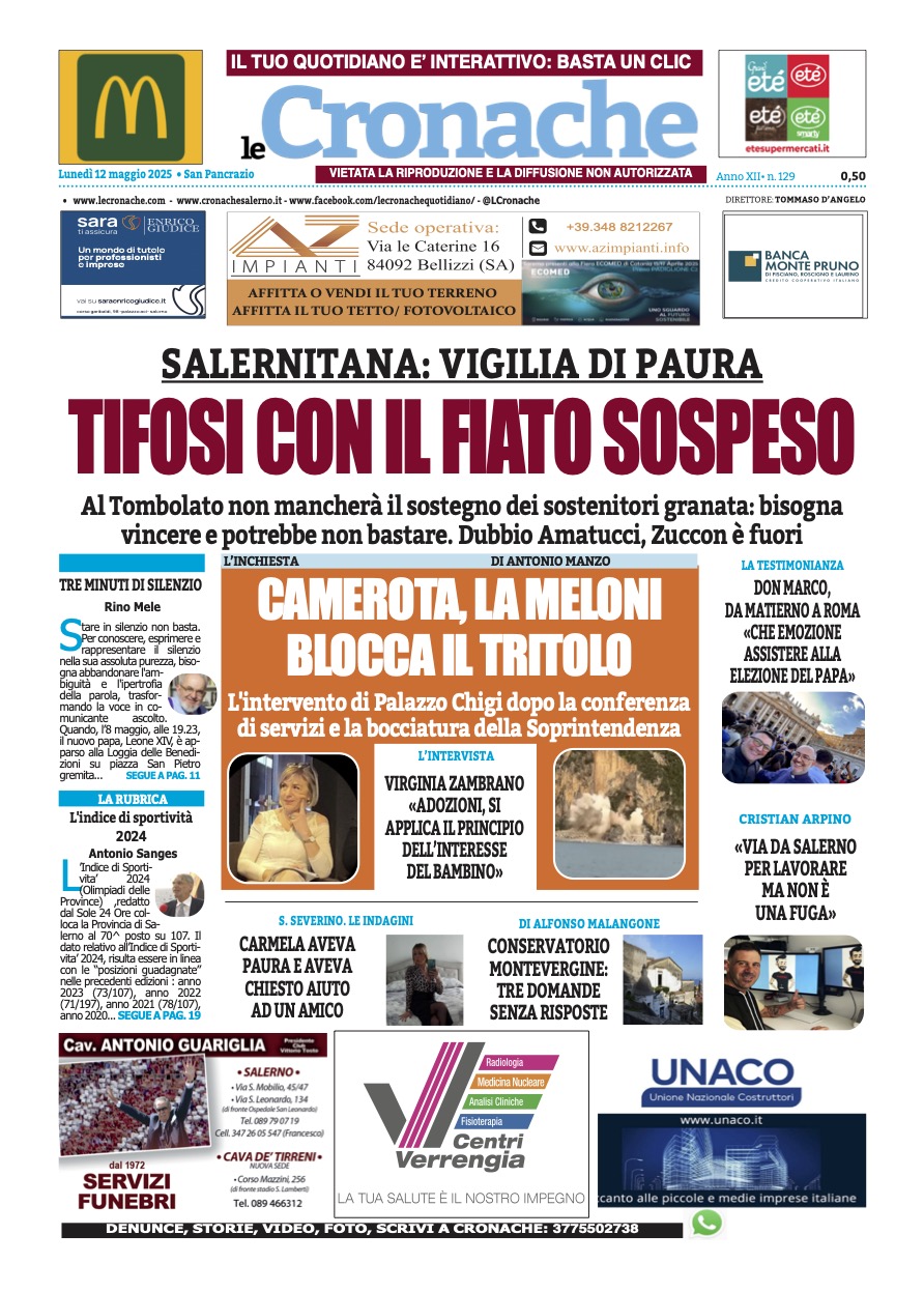 Edizione Digitale Le Cronache 12/05/2025