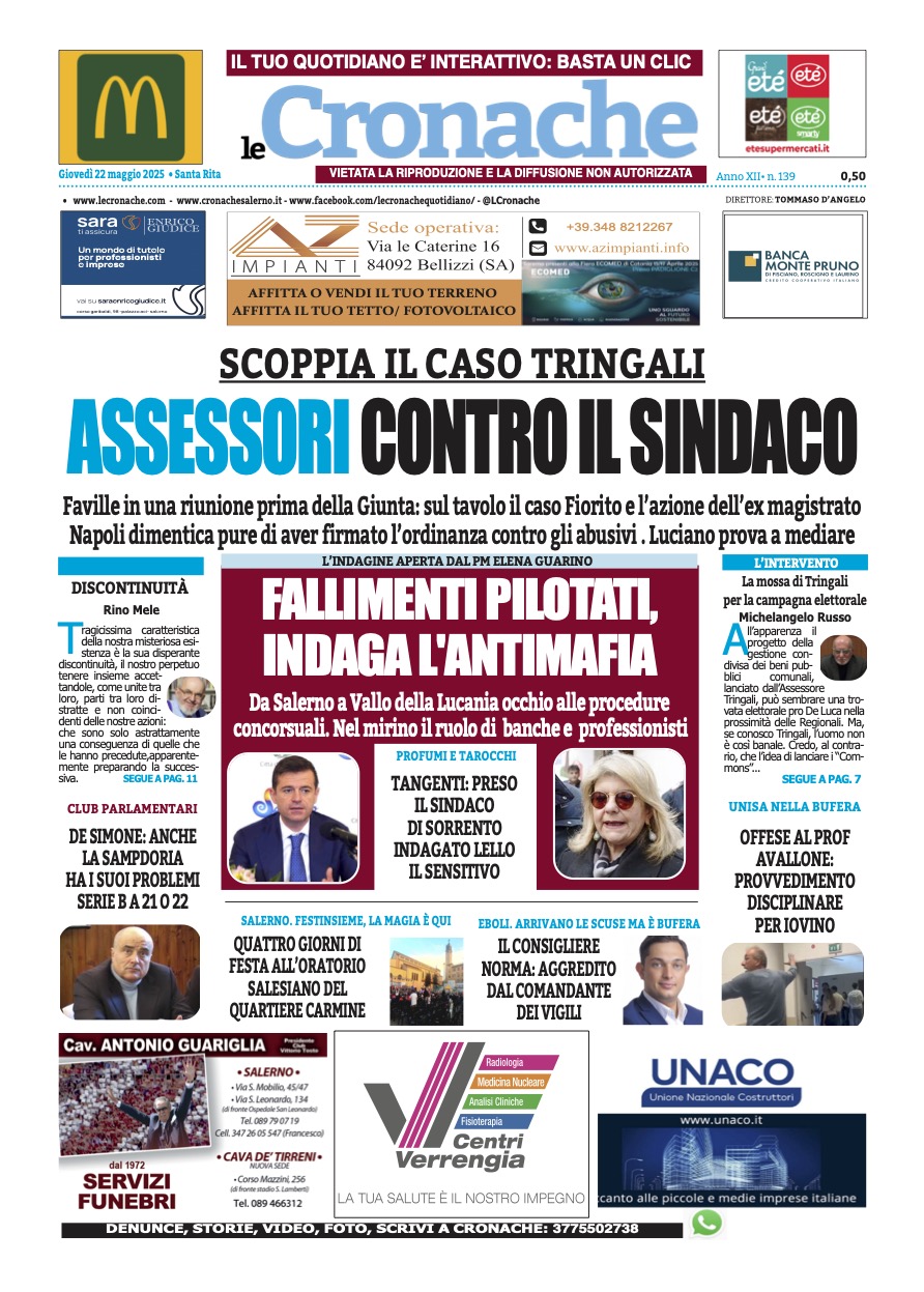 Edizione Digitale Le Cronache 22/05/2025
