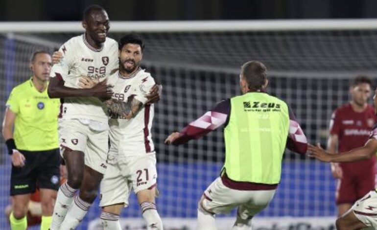 Salernitana, la vittoria a Cittadella