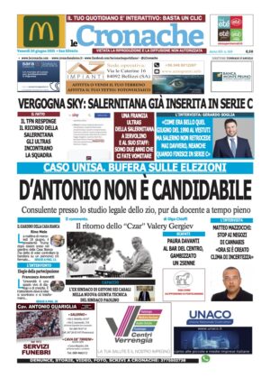 Edizione Digitale Le Cronache 20/06/2025