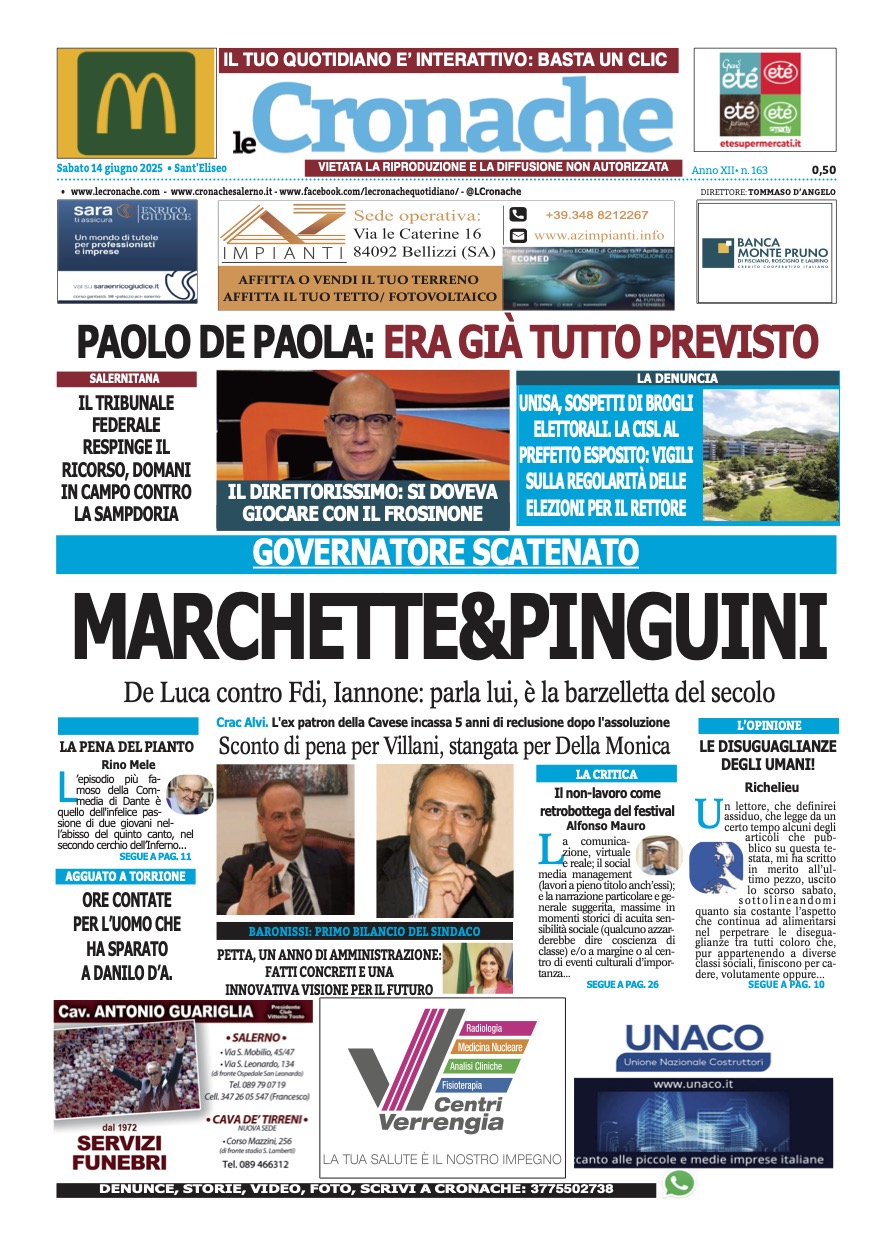 Edizione Digitale Le Cronache 14/06/2025