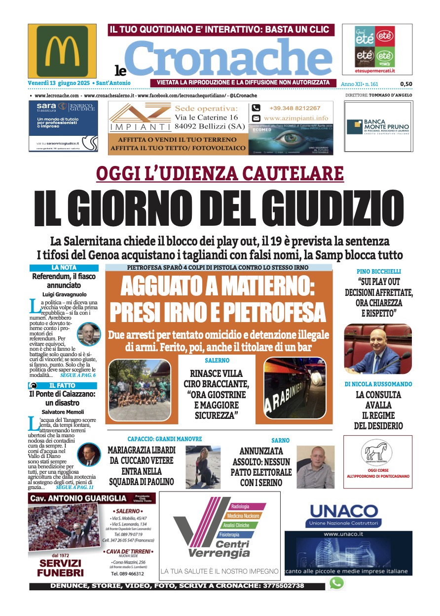 Edizione Digitale Le Cronache 13/06/2025