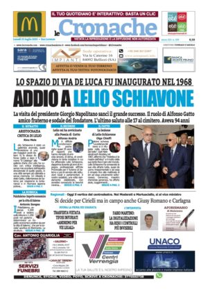 Edizione Digitale Le Cronache 21/07/2025