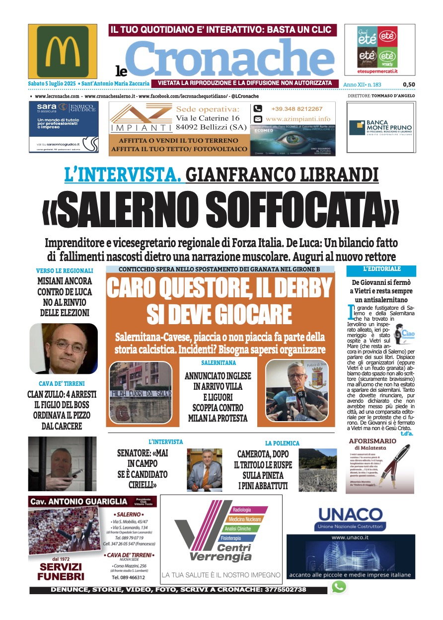 Edizione Digitale Le Cronache 05/07/2025