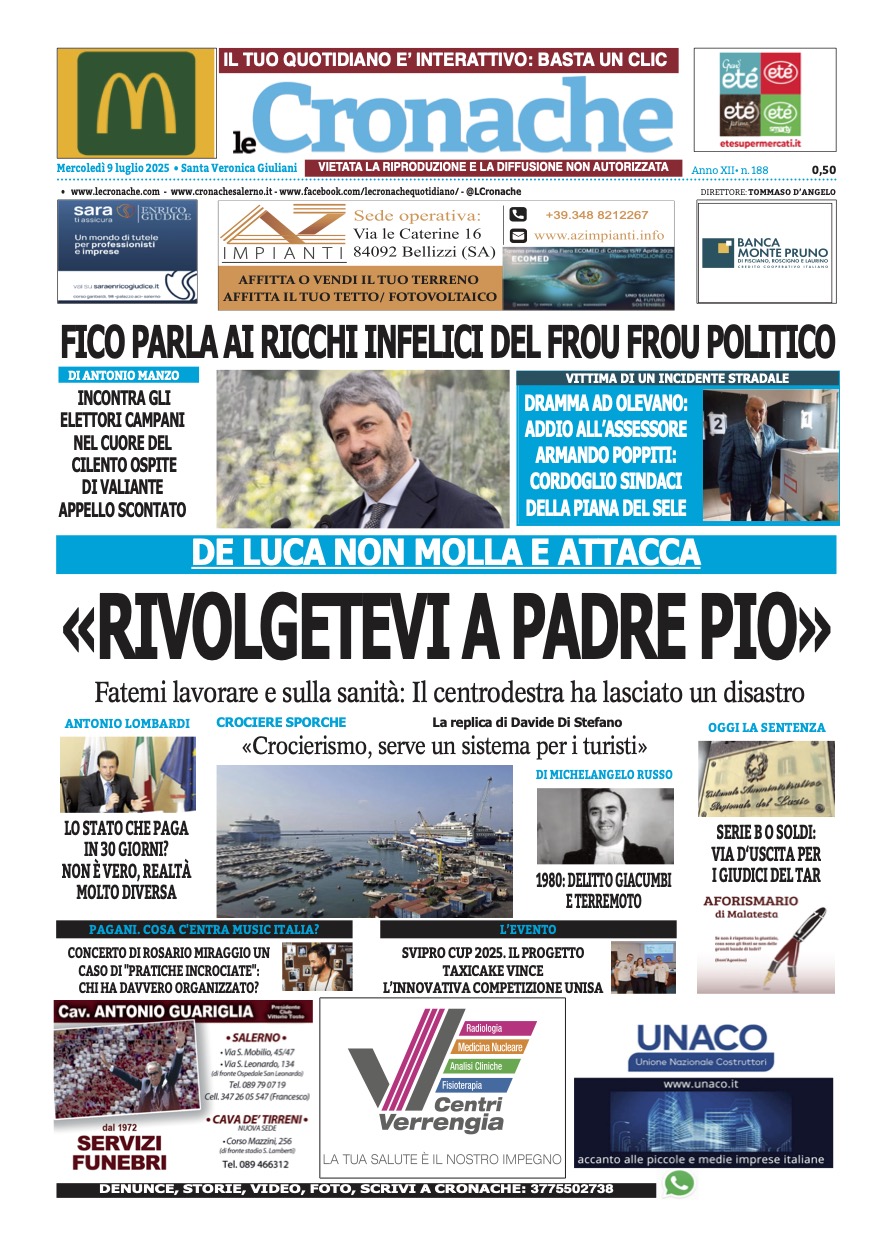 Edizione Digitale Le Cronache 09/07/2025