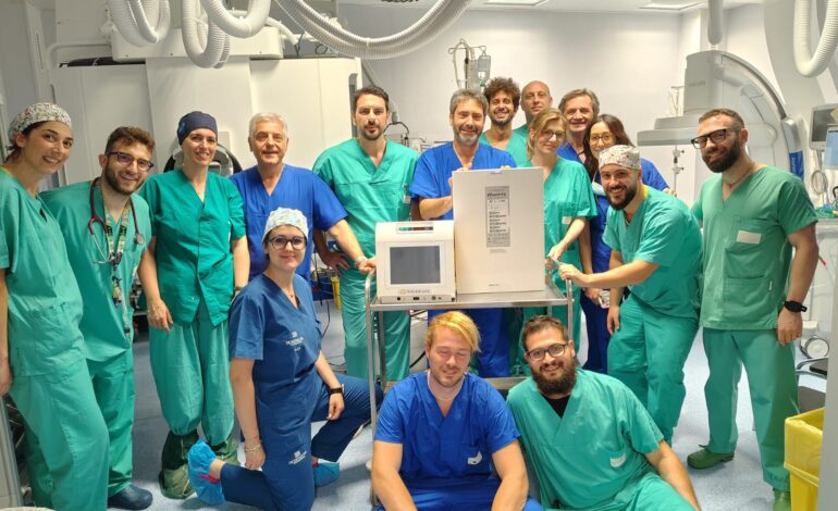 Eboli, intervento di denervazione renale per via radiale