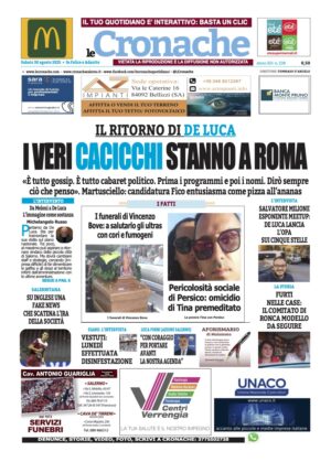 Edizione Digitale Le Cronache 30/08/2025