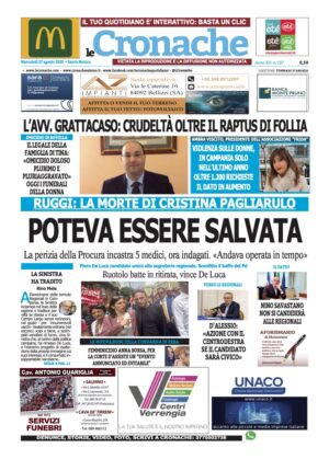 Edizione Digitale Le Cronache 27/08/2025
