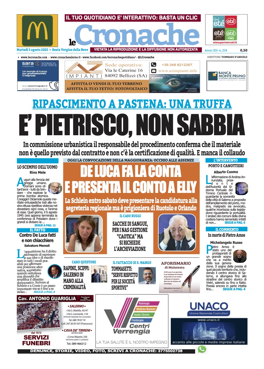 Edizione Digitale Le Cronache 05/08/2025