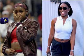 Gauff piange in campo agli Us Open, poi incontra Biles
