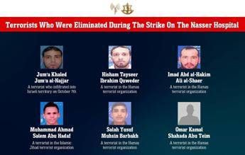 Gaza, Idf: “Uccisi 6 membri di Hamas in attacco a ospedale Nasser”