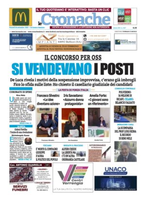 Edizione Digitale Le Cronache 26/09/2025