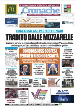 Edizione Digitale Le Cronache 24/09/2025