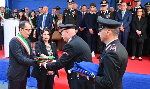 Nocera Inferiore,  caserma Carabinieri intitolata al  Tenente Pittoni