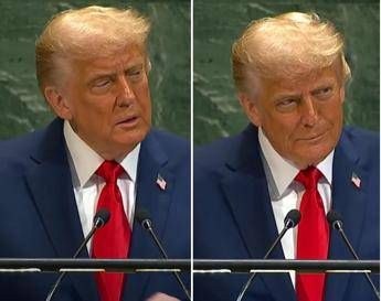Trump all’Onu, subito un intoppo: “Il gobbo non funziona”