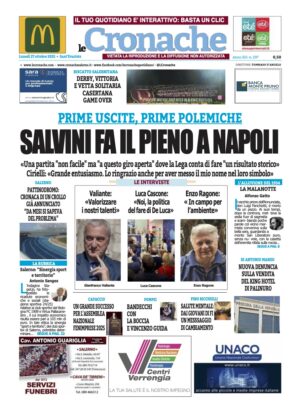 Edizione Digitale Le Cronache 27/10/2025