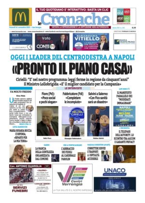 Edizione Digitale Le Cronache 14/11/2025