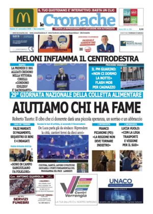 Edizione Digitale Le Cronache 15/11/2025