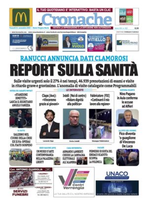 Edizione Digitale Le Cronache 21/11/2025