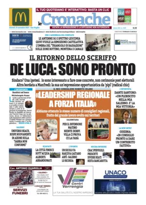 Edizione Digitale Le Cronache 27/11/2025