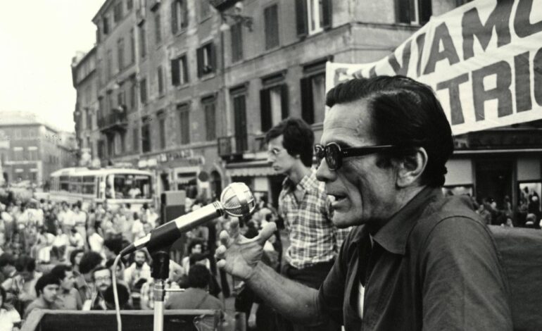 Pasolini:  Con le armi della poesia
