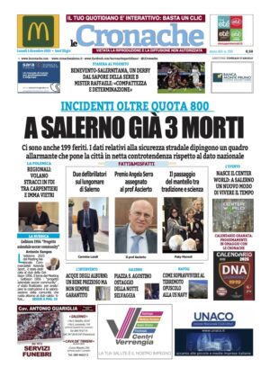 Edizione Digitale Le Cronache 01/12/2025