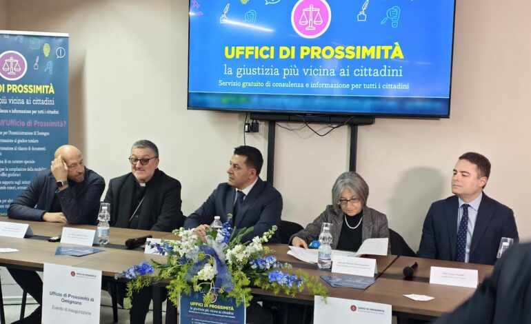 Vallo della Lucania: Inaugurato primo ufficio di prossimità del tribunale