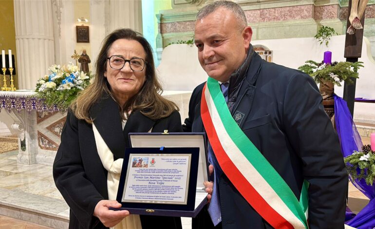 Al magistrato Rosa Volpe, il Premio San Martino