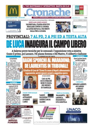 Edizione Digitale Le Cronache 12/01/2026