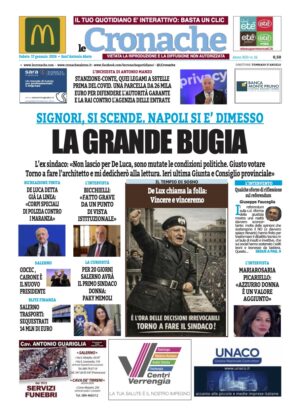 Edizione Digitale Le Cronache 17/01/2026