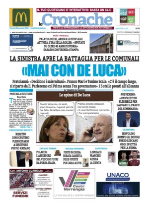 Edizione Digitale Le Cronache 23/01/2026