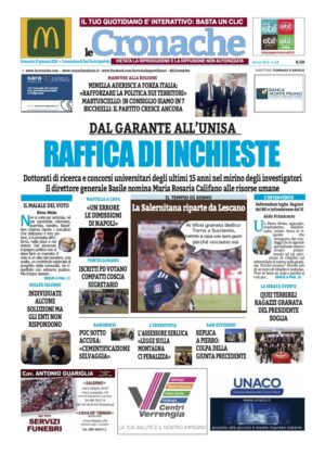 Edizione Digitale Le Cronache 25/01/2026