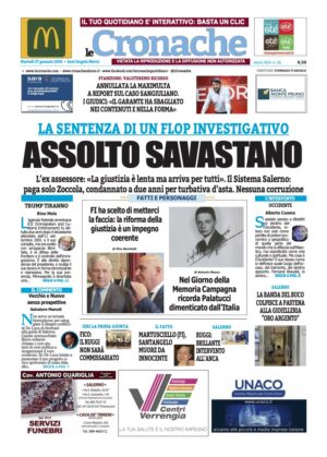 Edizione Digitale Le Cronache 27/01/2026