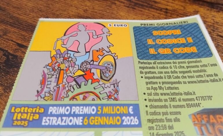  Lotteria Italia. Vallo di Diano: 6 biglietti vincenti da 20mila euro