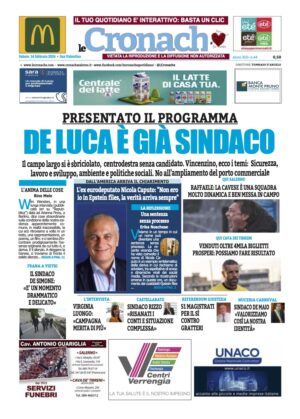 Edizione Digitale Le Cronache 14/02/2026