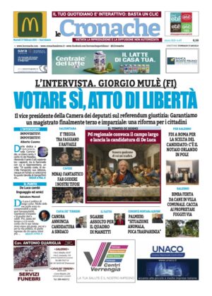Edizione Digitale Le Cronache 17/02/2026