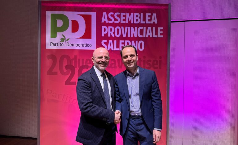 Coscia nuovo segretario Provinciale Pd: Ragioniamo su De Luca
