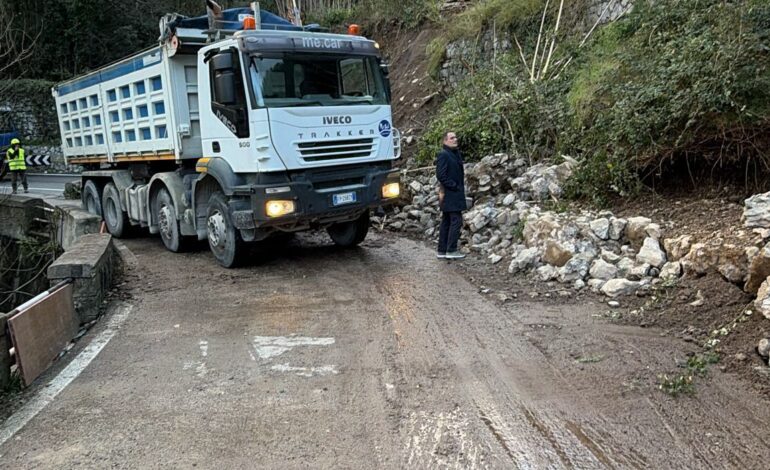 Statale amalfitana chiusa fino a martedì