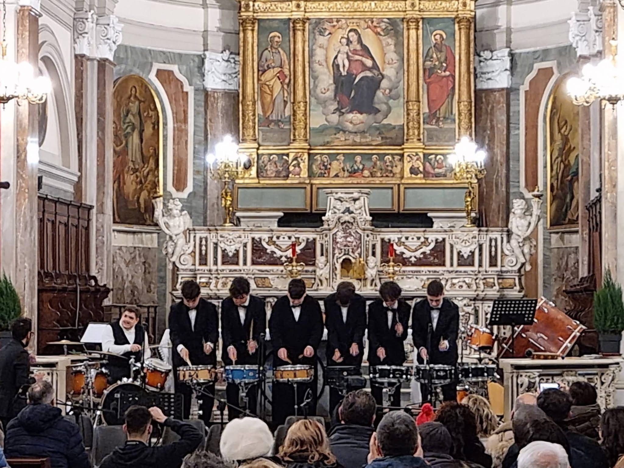 I giovani del Liceo  Musicale “Alberto Galizia” a Pescasseroli