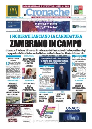 Edizione Digitale Le Cronache 22/03/2026