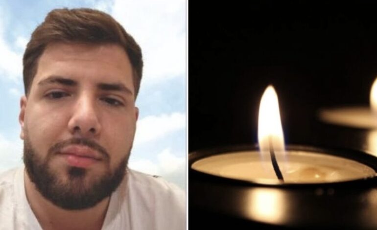 Salerno, dolore per la morte di Fabio Iavarone di 25 anni