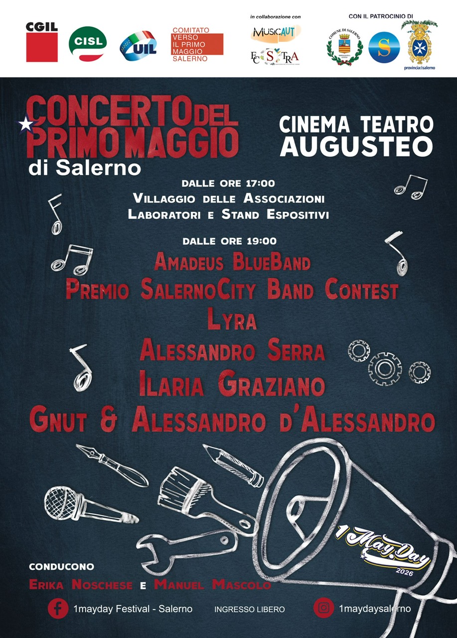 Tutto pronto per l’1MayDay al teatro Augusteo