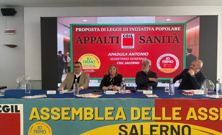 Cgil : due proposte di legge per sanità e lavoro