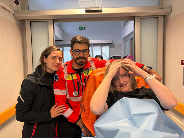 Michela, nasce in ambulanza come