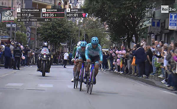 Giro d’Italia abbraccia Salerno